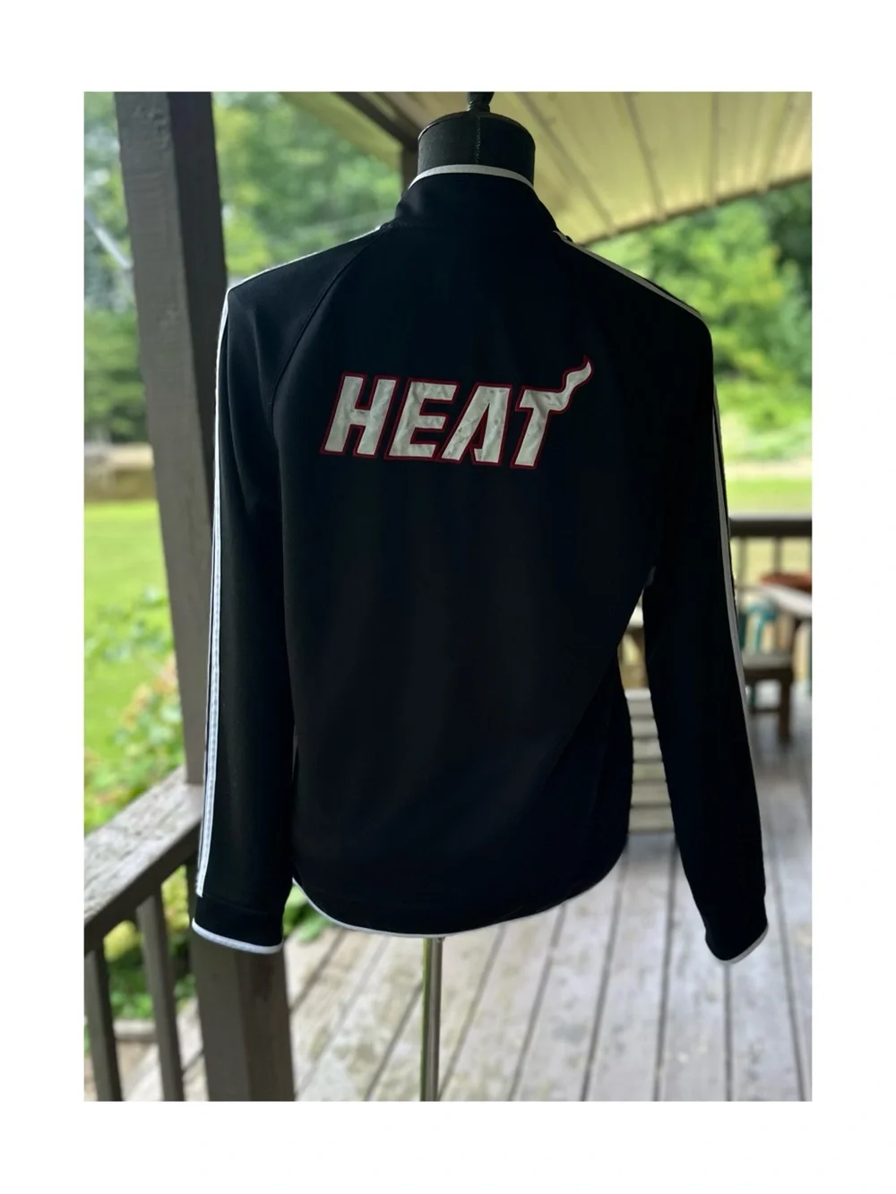 Adidas Miami Heat Basketball Warm Up Jacket 09/2012 Size XL